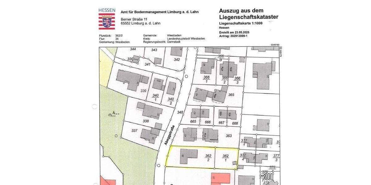 Grundstück Wiesbaden Nordost - 1.255.000&euro; | Angebot:25772219