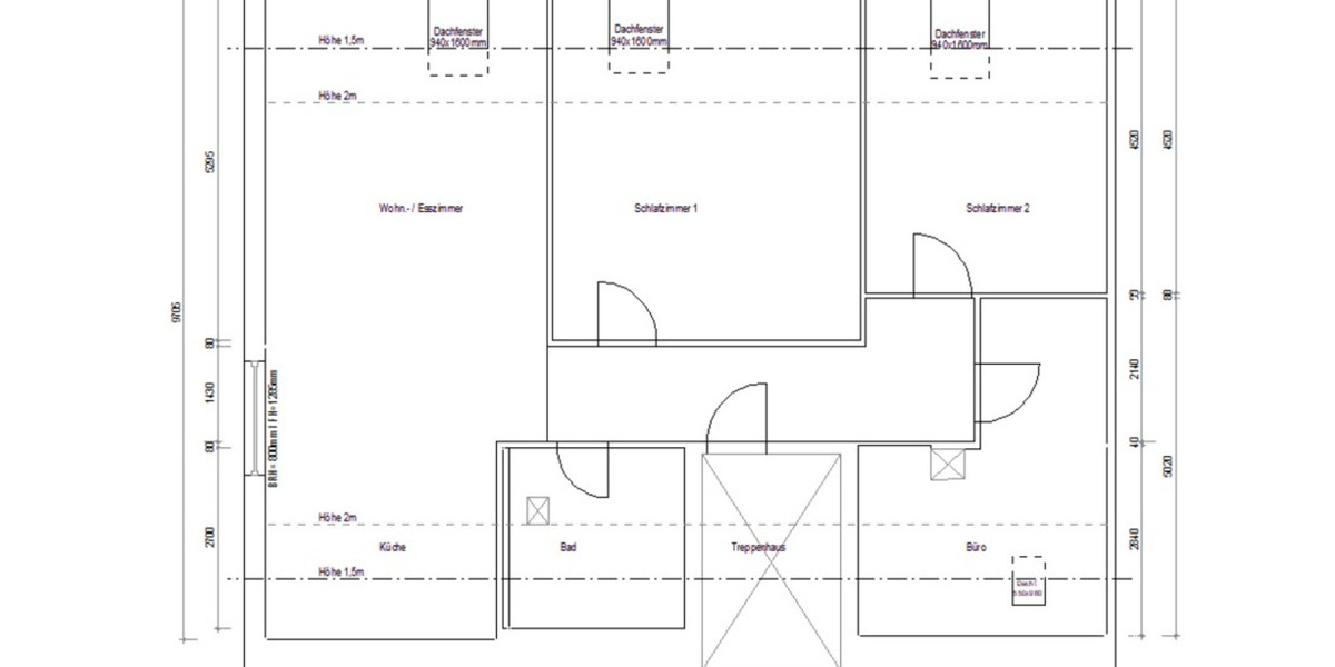 Dachgeschoßwohnung Murg - 4 Zimmer, 90 m&sup2;, 1.045&euro; | Angebot:25177941