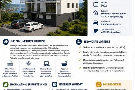 Wohnung Porta Westfalica - 3 Zimmer, 83 m&sup2;, 260.000&euro; | Angebot:26484984