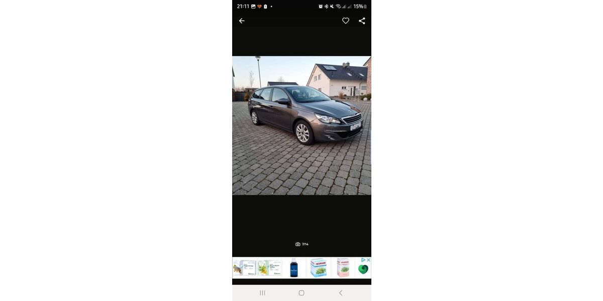 Peugeot 308 122.600 km 6.400 &euro; Heringen 36266