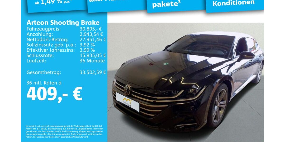 VW Arteon 51.657 km 30.595 € Berlin 13088