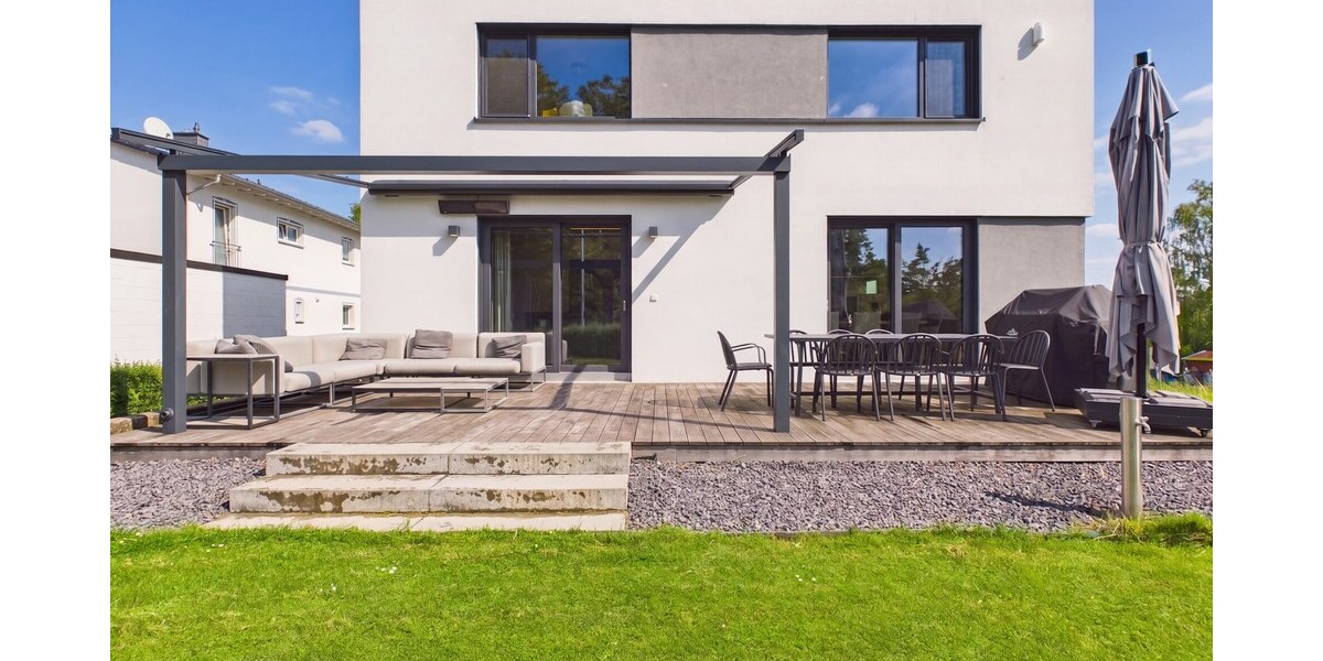 Exklusive Architektenvilla im Bauhausstil mit Smart Home & A+ Effizienz - Villa Friedrichsdorf | Angebot:26795133