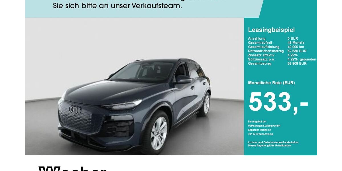 Audi Q6 e-tron 5.644 km 52.020 &euro; Herrenberg 71083