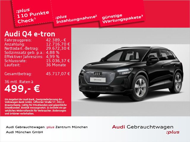 Audi Q4 e-tron 6.681 km 42.389 &euro; Eching 85386