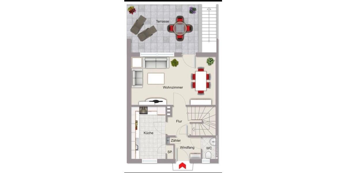 Reihenhaus Bielefeld Schildesche - 3 Zimmer, 90 m&sup2;, 1.290&euro; | Angebot:26196476