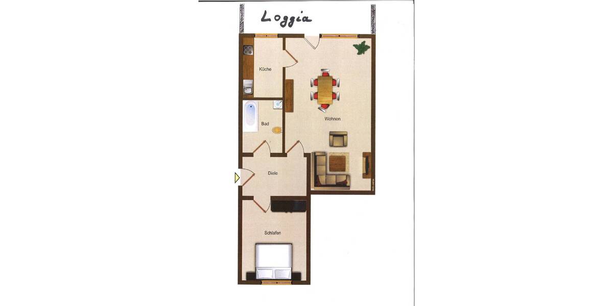 Etagenwohnung Viersen Süchteln - 2 Zimmer, 80 m&sup2;, 189.000&euro; | Angebot:23982579