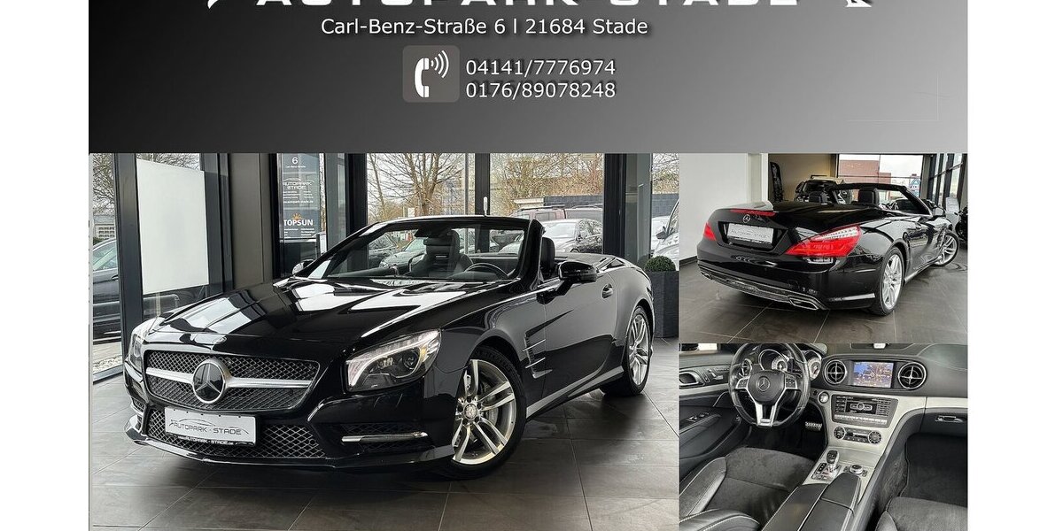 Mercedes-Benz SL 500 1.Hand lückenlos SH Panorama Bi-Xen Ass. 309.000 km 24.899 € Stade 21682