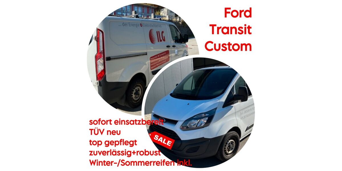 Ford Transit Custom 95.695 km 10.600 &euro; Fürstenstein 94538