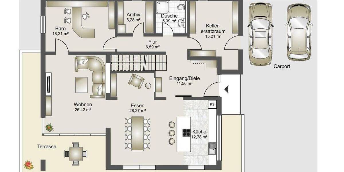 Einfamilienhaus Waghäusel Kirrlach - 5 Zimmer, 238 m&sup2;, 2.750&euro; | Angebot:26784593