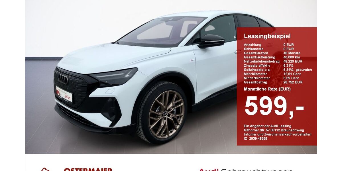 Audi Q4 e-tron 3.928 km 52.800 &euro; Mühldorf am Inn 84453