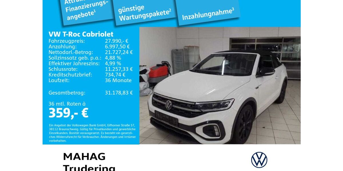 VW T-Roc 42.181 km 27.990 &euro; München 81825