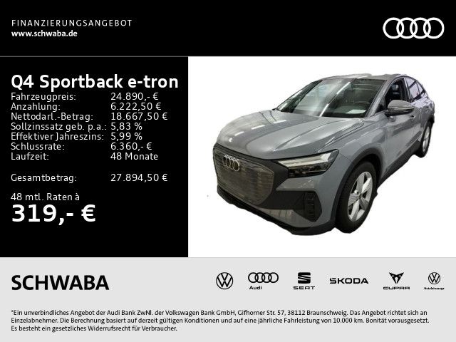 Audi Q4 e-tron 44.337 km 24.890 &euro; Gersthofen 86368