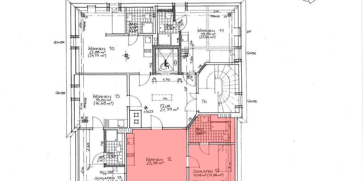 Etagenwohnung Weimar Westvorstadt - 2 Zimmer, 41 m&sup2;, 375&euro; | Angebot:26388685