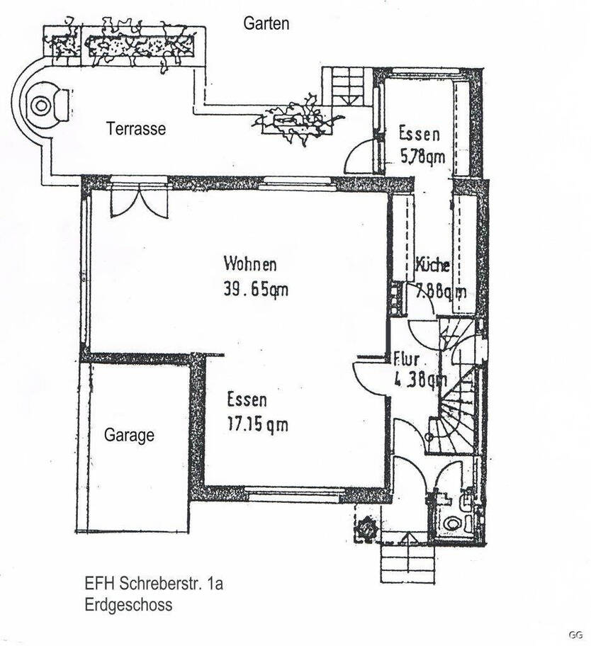 Eigener Garten, tolles Haus in Zehlendorf - möbliert -befristet zu mieten 4 zimmer