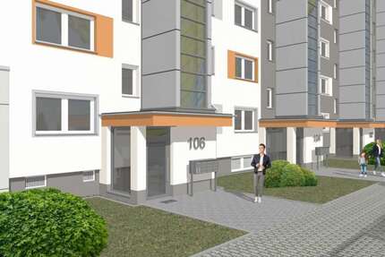 Wohnung Chemnitz Hutholz - 2 Zimmer, 41 m&sup2;, 290&euro; | Angebot:26865957