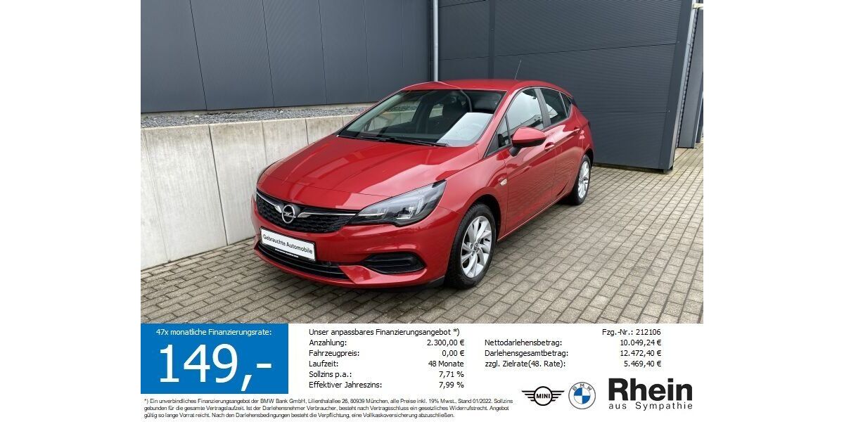 Opel Astra 64.350 km 11.890 &euro; Buchen- Hettingen 74722