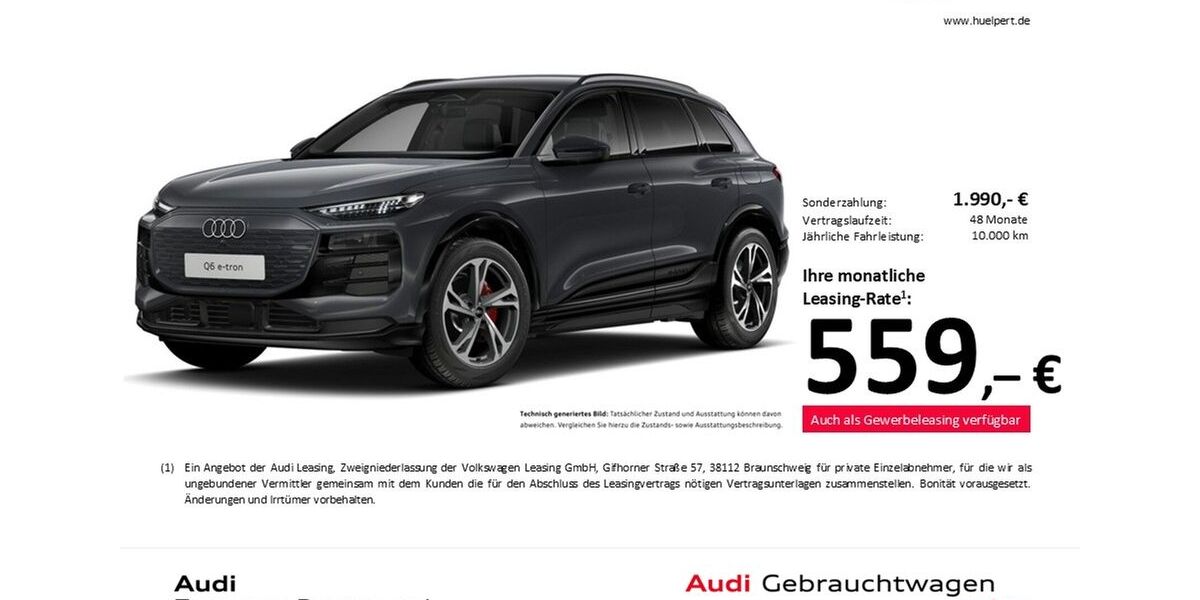 Audi Q6 e-tron 12.929 km 65.711 &euro; Dortmund 44143