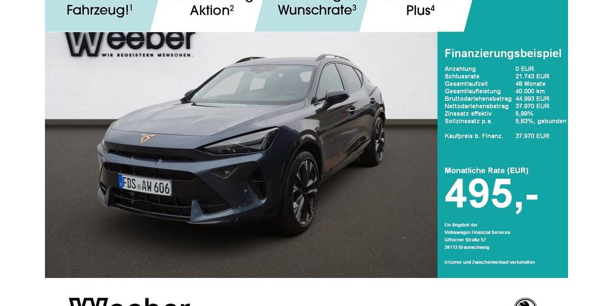 Cupra Formentor 4.900 km 37.970 &euro; Calw 75365
