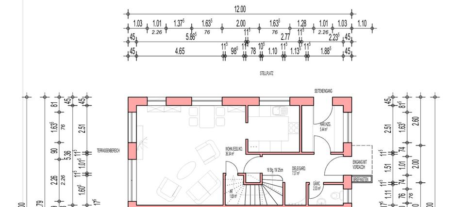 Doppelhaushälfte Nottuln - 4 Zimmer, 115 m&sup2;, 1.600&euro; | Angebot:26652624