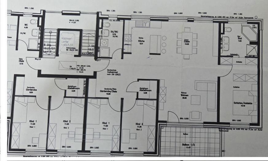 Etagenwohnung Nürtingen - 4.5 Zimmer, 125 m&sup2;, 1.550&euro; | Angebot:25991604
