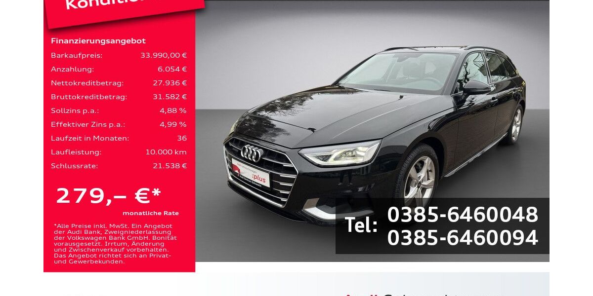 Audi A4 36.900 km 33.990 &euro; Schwerin 19061