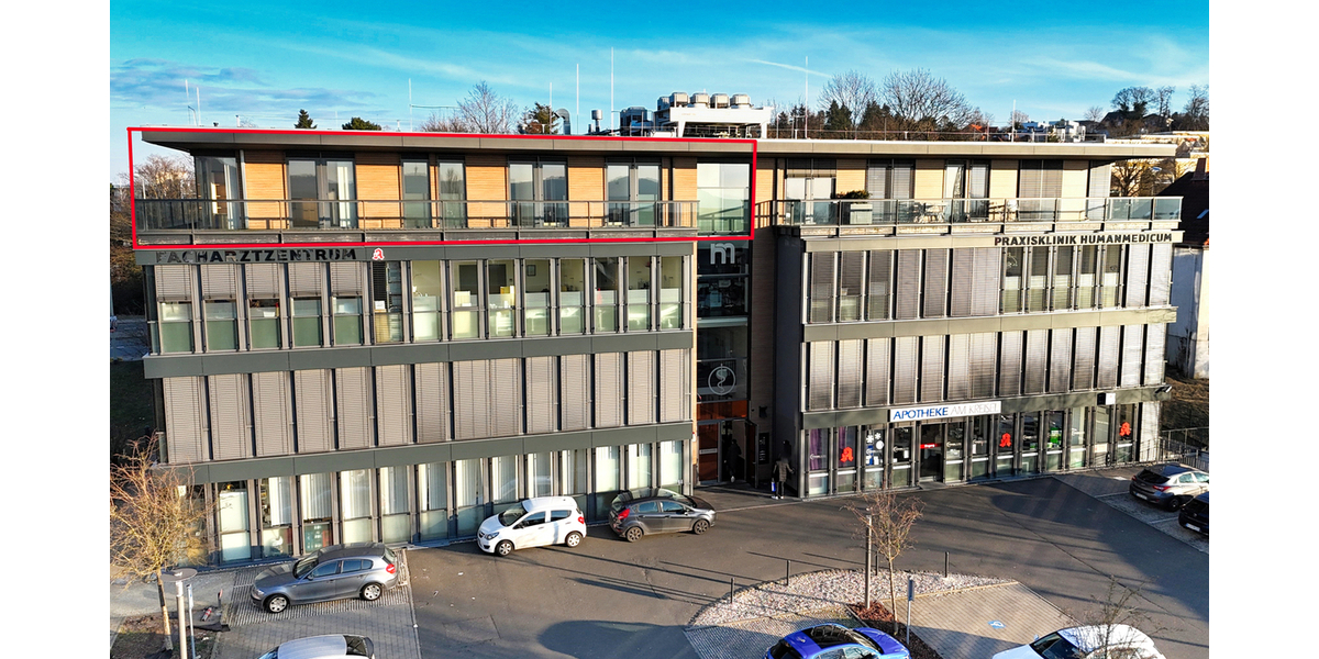 Praxisfläche mit Penthouse-Feeling im Ärztehaus - Gewerbeobjekt Königstein | Angebot:26339473