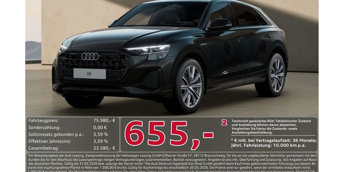 Audi Q8 21.377 km 75.980 &euro; Ingolstadt 85057