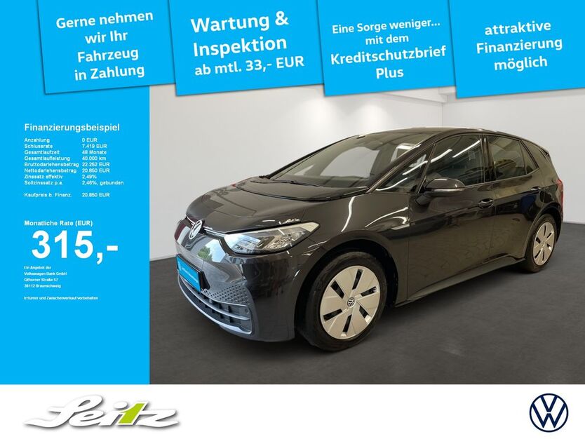 VW ID.3 34.400 km 20.850 € Wangen im Allgäu 88239