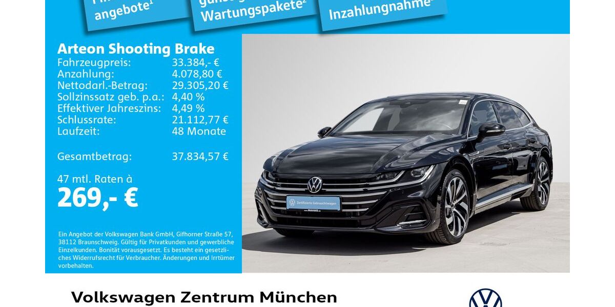 VW Arteon 44.867 km 33.384 &euro; München 80687