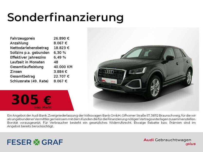 Audi Q2 8.950 km 26.890 € Nürnberg 90411