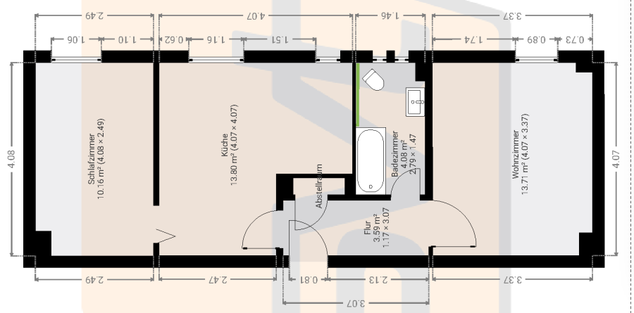 Provisionsfrei* Bezugsfrei: Wohnung in 04442 Zwenkau, Nähe See, zu verkaufen - 3- Zwenkau | Angebot:25239523