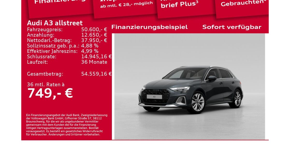 Audi A3 6.001 km 50.600 &euro; Berlin 12489
