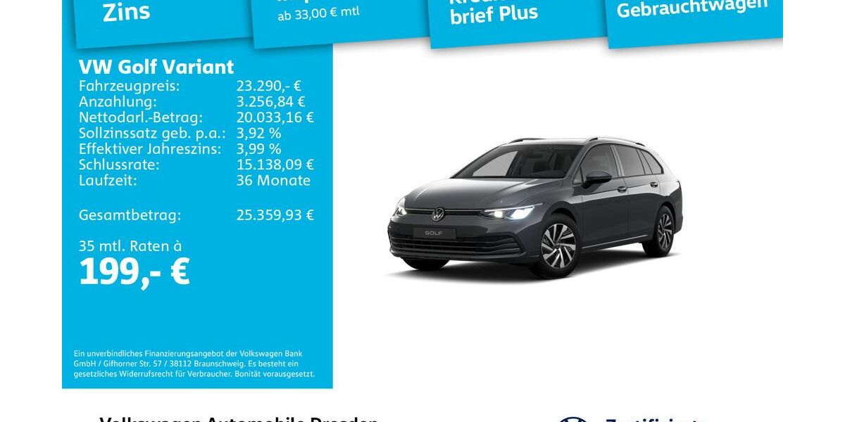 VW Golf 55.052 km 22.890 &euro; Dresden 01067