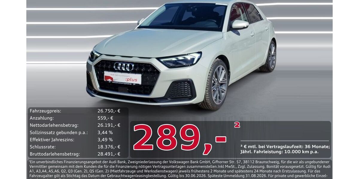 Audi A1 1.284 km 26.750 &euro; Ingolstadt 85057