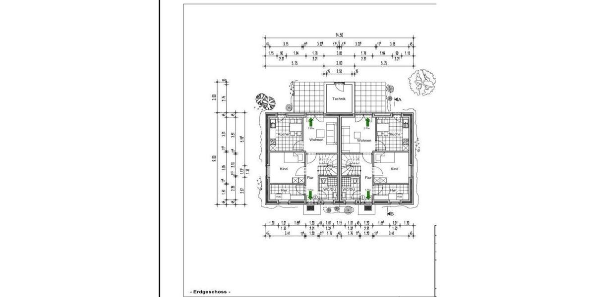 Doppelhaushälfte Niebüll - 3 Zimmer, 85 m&sup2;, 1.100&euro; | Angebot:26339314