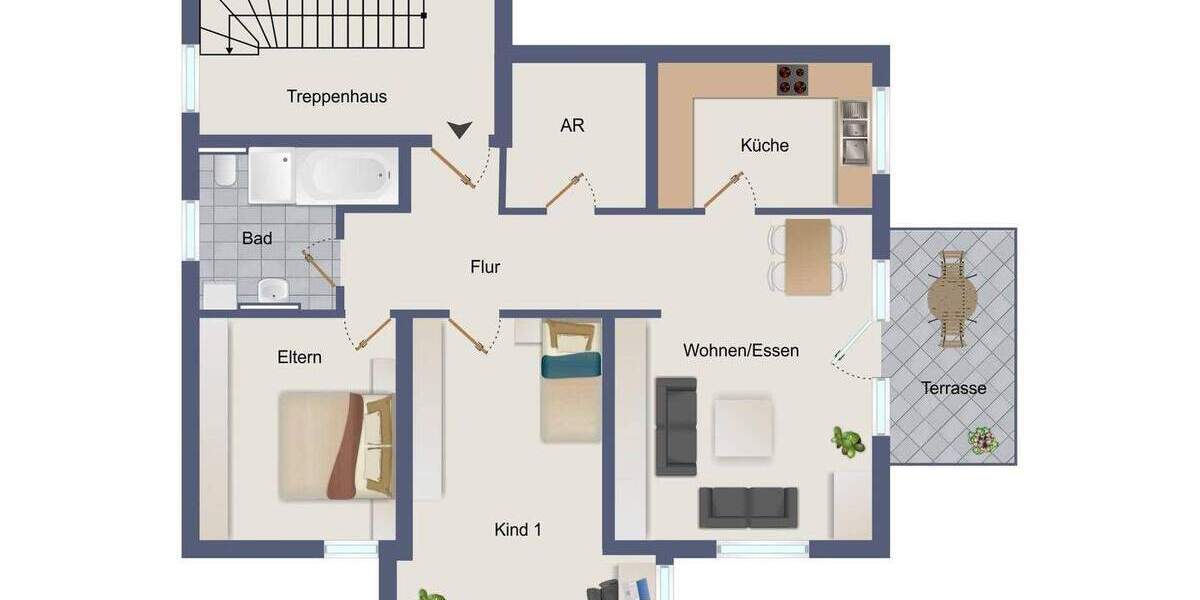 Etagenwohnung Sigmaringen - 3 Zimmer, 89 m&sup2;, 255.000&euro; | Angebot:25701144