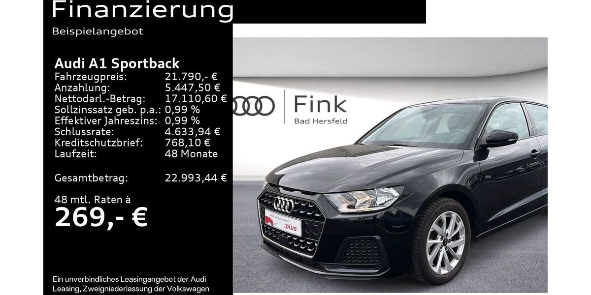Audi A1 15.375 km 21.790 &euro; Bad Hersfeld 36251