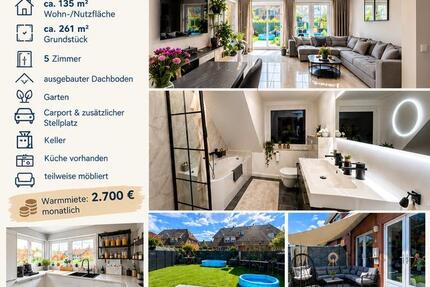 Haus Bönningstedt - 5 Zimmer, 130 m&sup2;, 2.700&euro; | Angebot:27721557