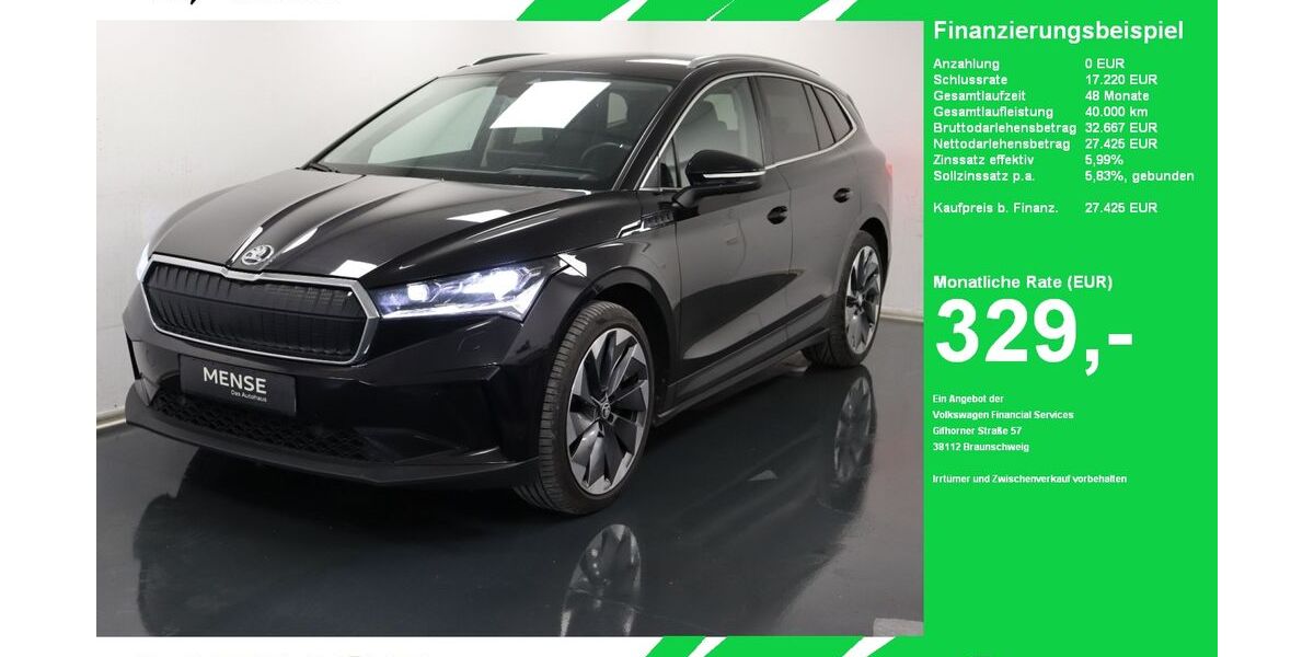 Skoda Enyaq 96.905 km 26.855 &euro; Oelde (Stromberg) 59302