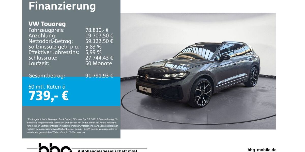 VW Touareg 15.890 km 77.760 &euro; Ettlingen 76275