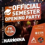 The Official Semester Opening Party