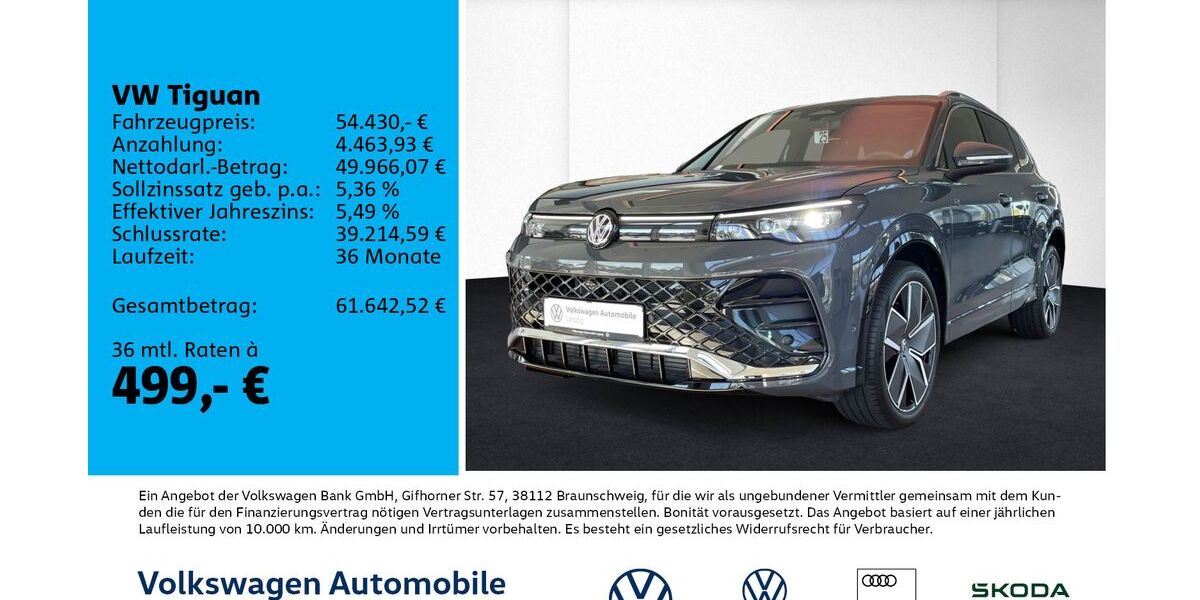 VW Tiguan 7.500 km 54.430 &euro; Leipzig 04178