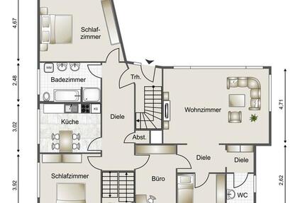 Großzügige Erdgeschosswohnung mit Terrasse 5 zimmer