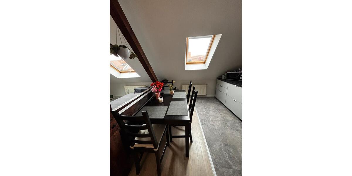 Dachgeschoßwohnung Erfurt Andreasvorstadt - 2 Zimmer, 54 m&sup2;, 610&euro; | Angebot:26443135