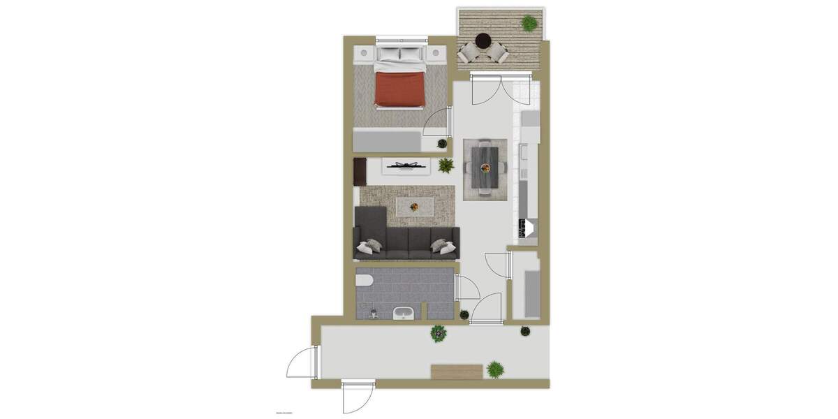 Etagenwohnung Nideggen - 2 Zimmer, 49 m&sup2;, 189.000&euro; | Angebot:23954353