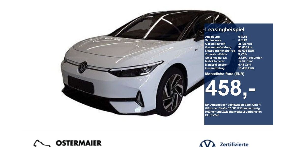 VW ID.7 12.090 km 53.075 &euro; Mühldorf am Inn 84453