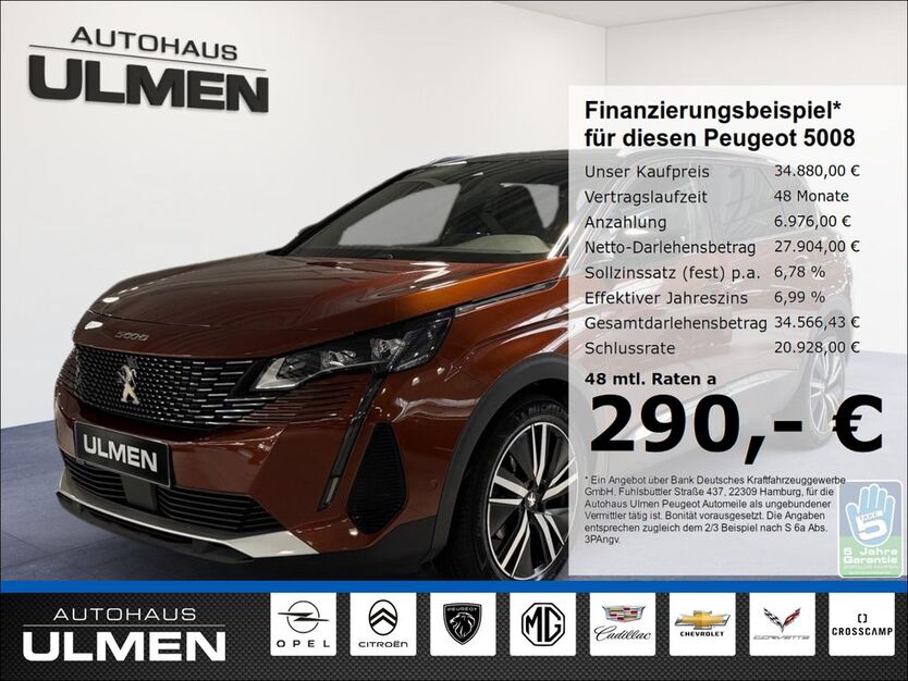 Peugeot 5008 38.444 km 34.880 € Düsseldorf 40233
