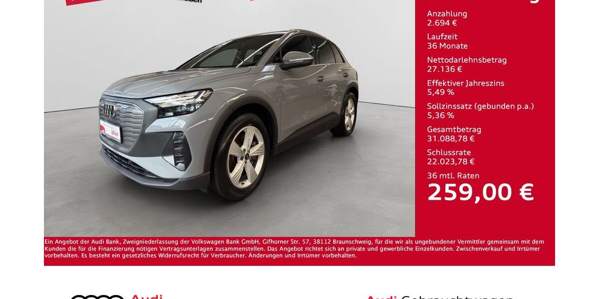 Audi Q4 e-tron 63.400 km 29.830 &euro; Giessen 35394