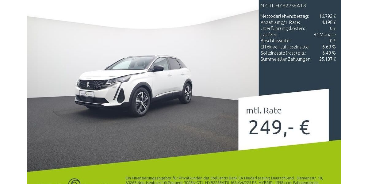Peugeot 3008 14.588 km 20.620 &euro; Dülmen 48249