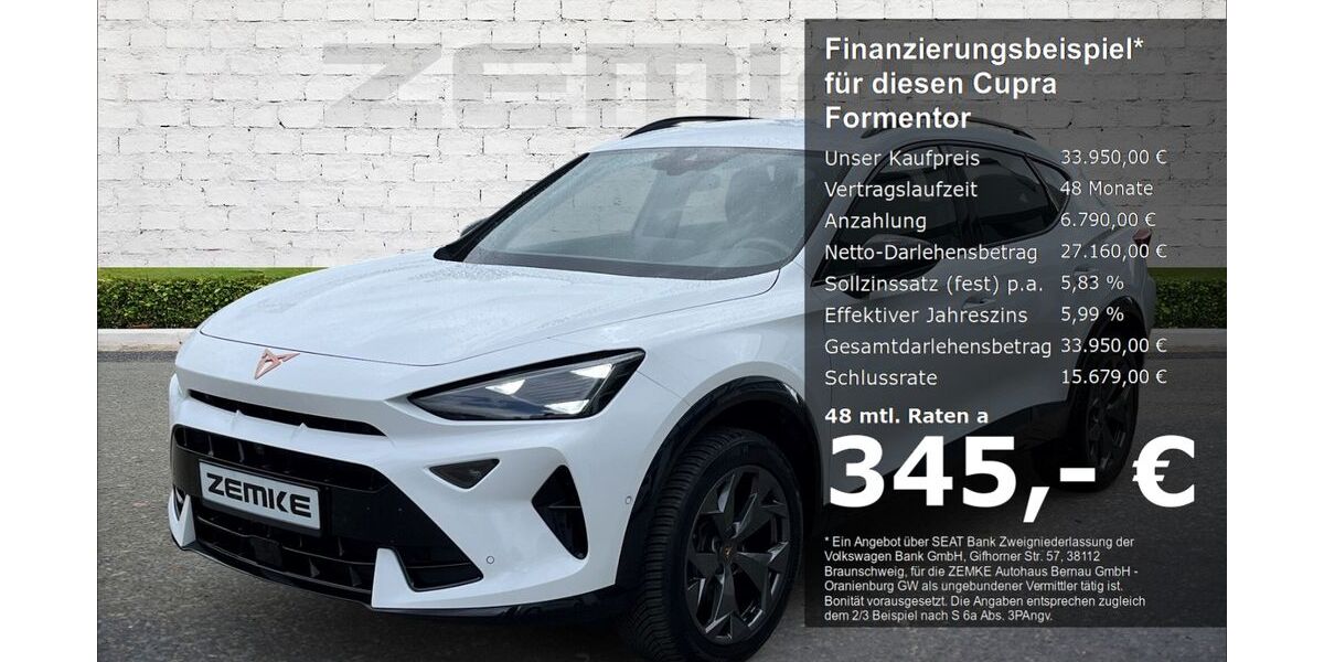 Cupra Formentor 30.506 km 33.950 &euro; Oranienburg 16515